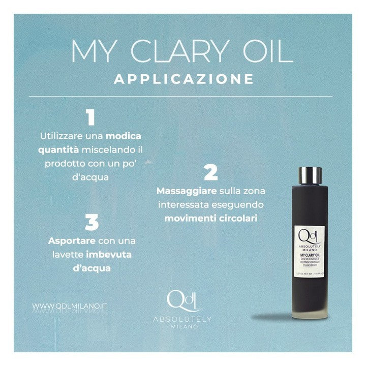 MY CLARY OIL - Olio azulene detergente e decongestionante - 150 ml