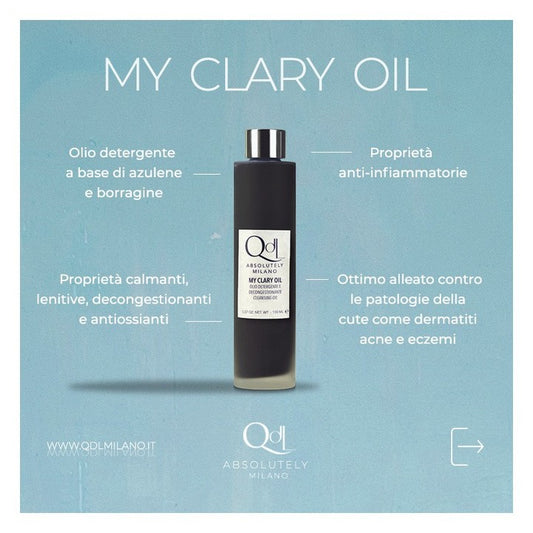 MY CLARY OIL - Olio azulene detergente e decongestionante - 150 ml